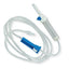 Set Infusion I.v.-6.1. Latex Free. Equipo De Infusión Para Soluciones Intravenosas, 20 Gotas/ml. Con Toma Aire Y Punto En Y