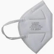 Mascarilla Desechable FFP-2 Plegada sin Válvula