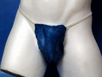 Tanga Slip (Desechable) Negro (Hombre) o Azul. Tamaño Grande